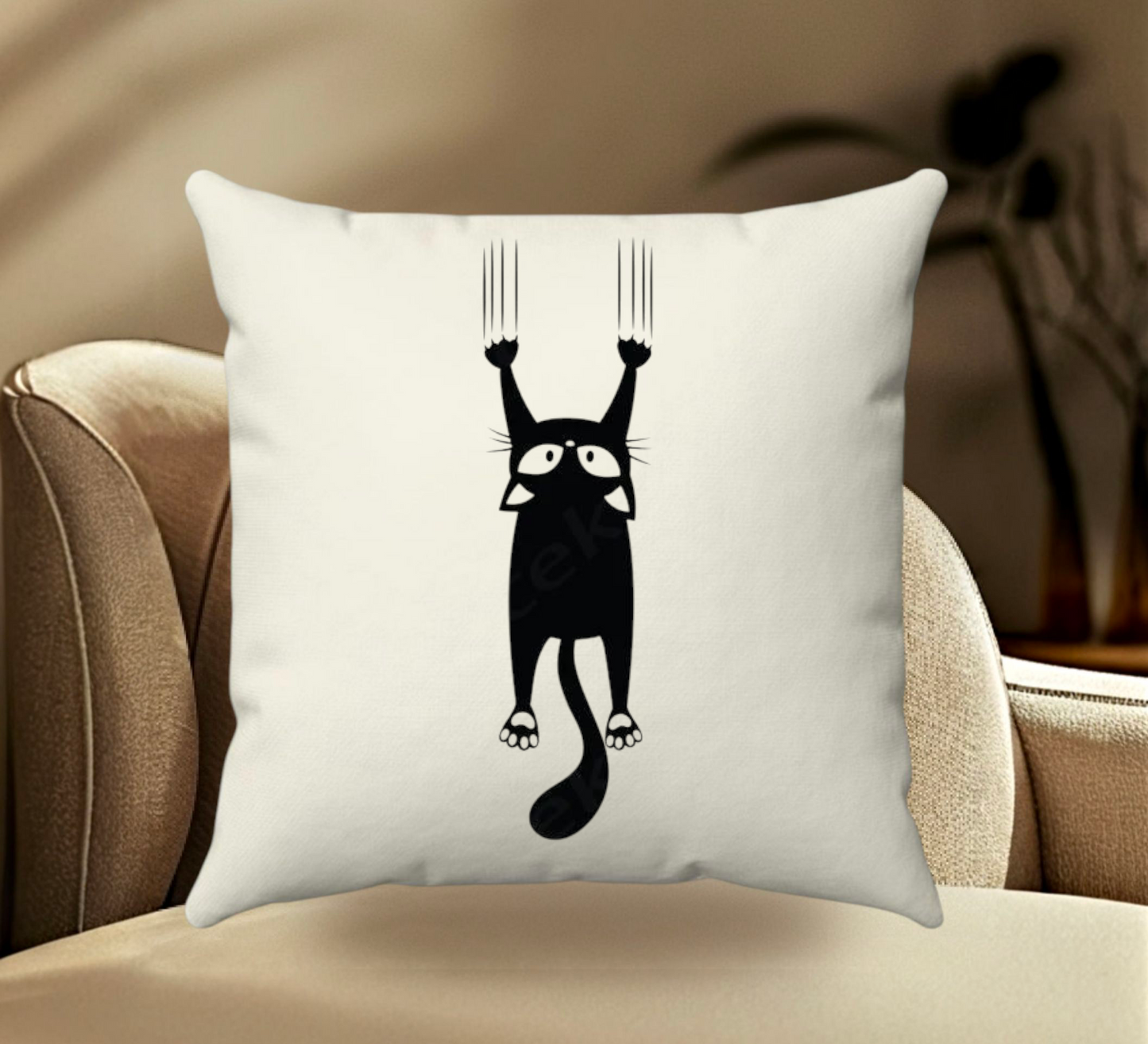 Hanging Cat Pillow