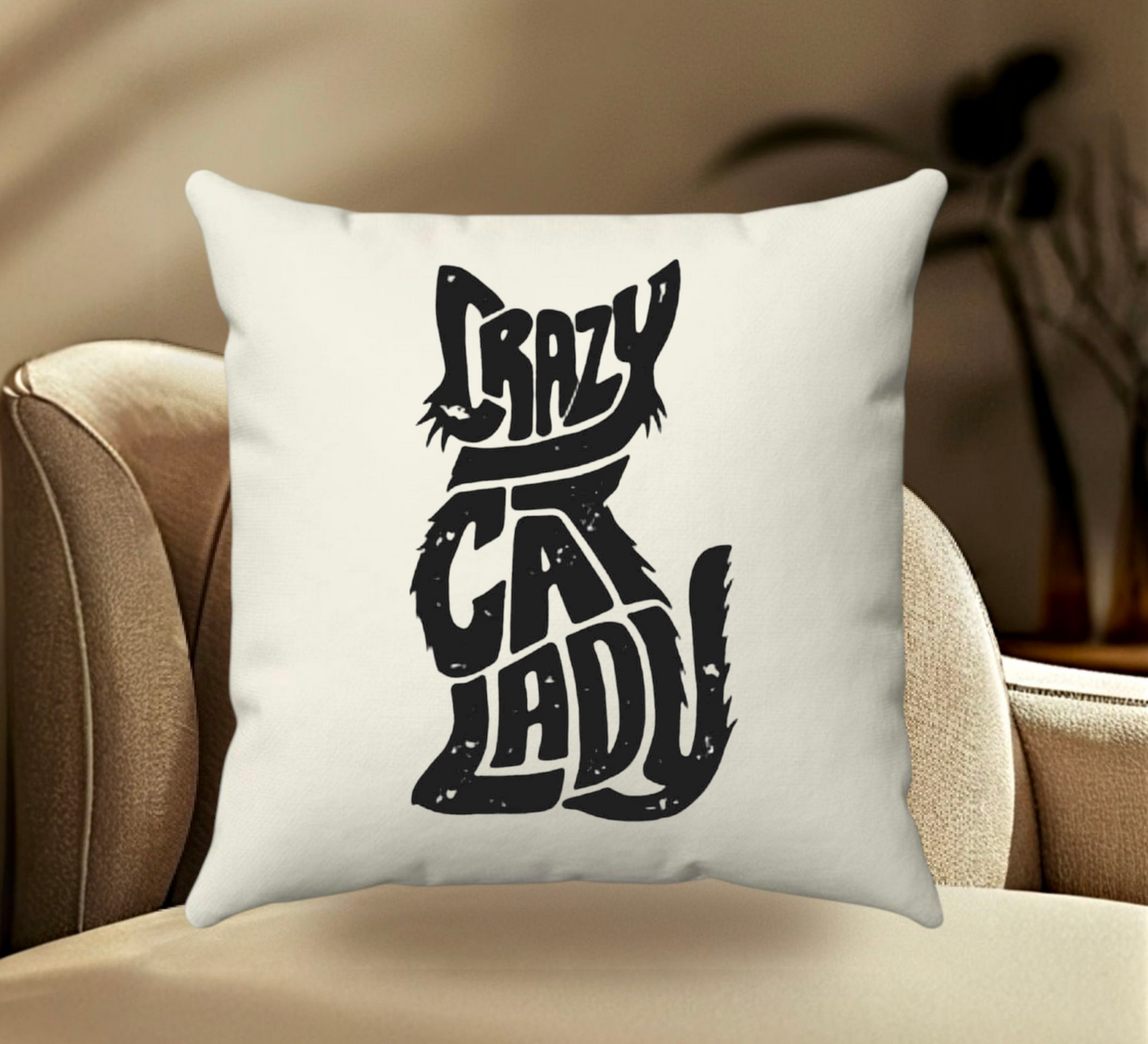 Crazy Cat Lady Pillow