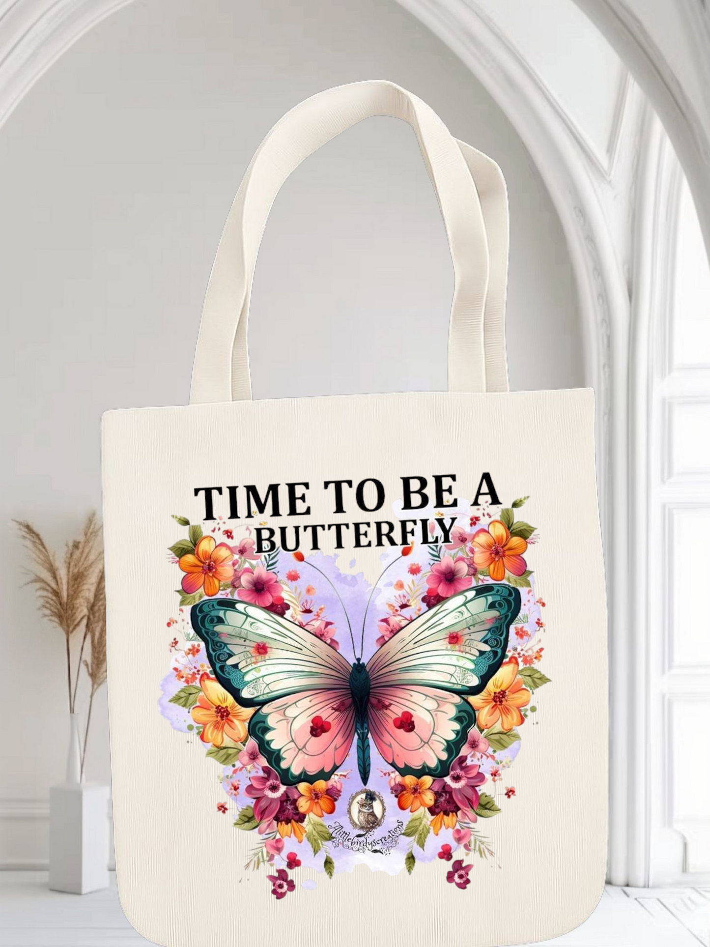Time To Be A Butterfly Tote Bag