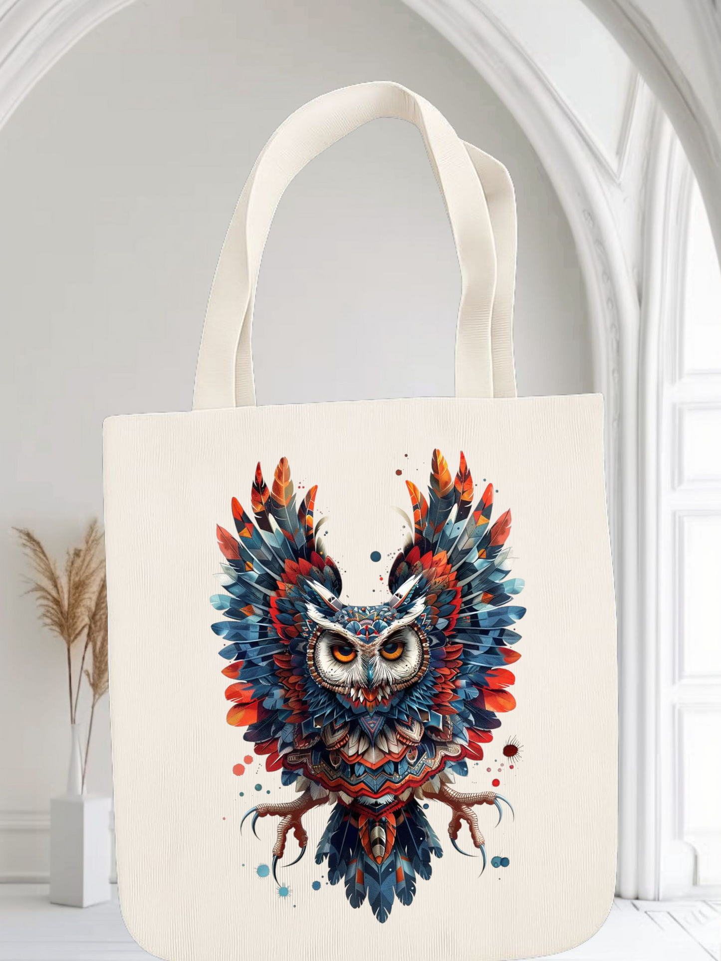 حقيبة يد ملونة على شكل بومة