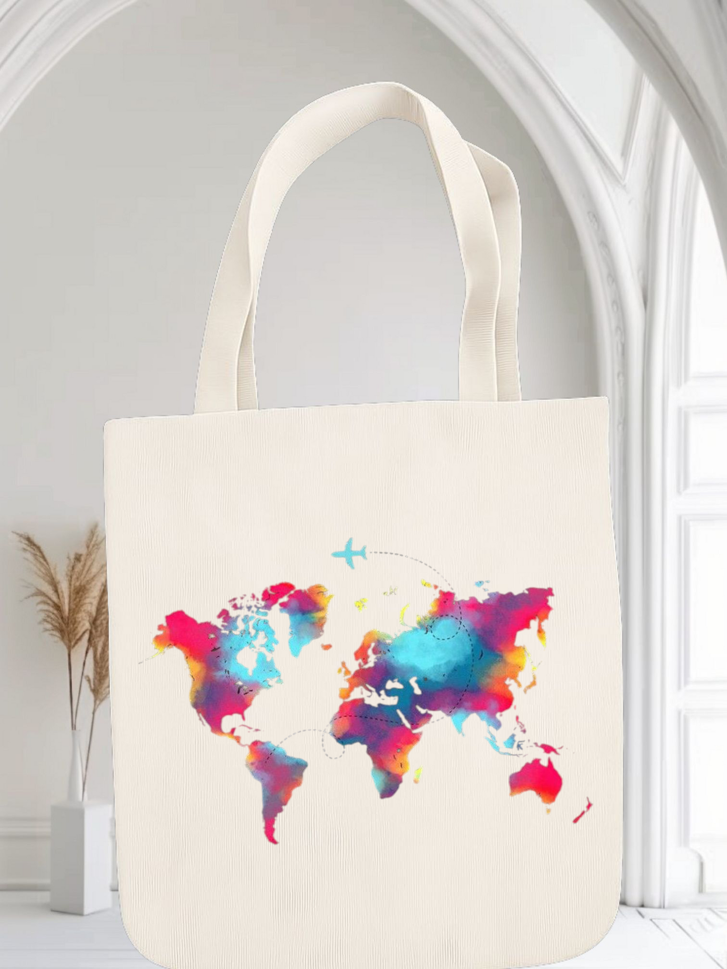 حقيبة خريطة العالم