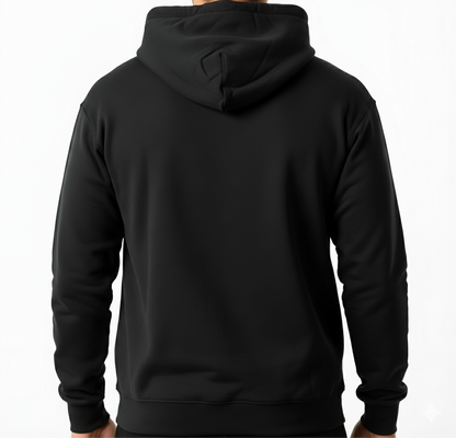Unisex Black Hoodie - Printed Zalam Art