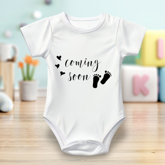 Baby Bodysuit Onesie Half Sleeves - Printed coming Soon