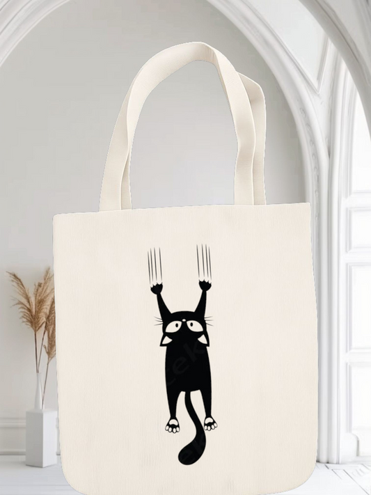 Hanging Cat Tote Bag