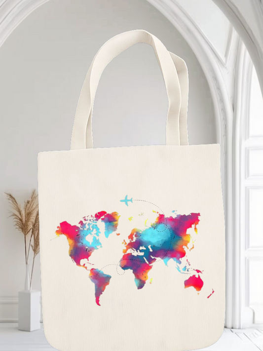 حقيبة خريطة العالم