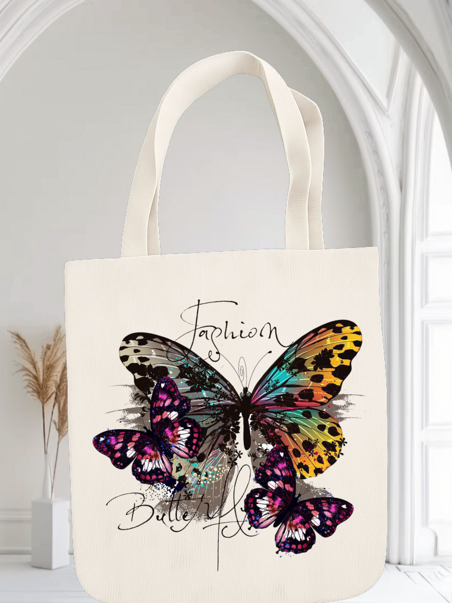 Fashion Colofrul Butterfly Tote Bag