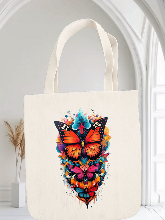 حقيبة توت بنقشة روح الفراشة